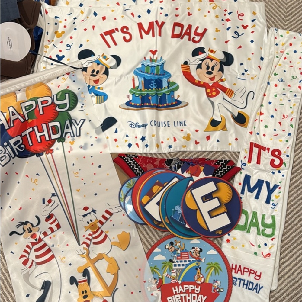 Disney Cruise Birthday Room Decorations